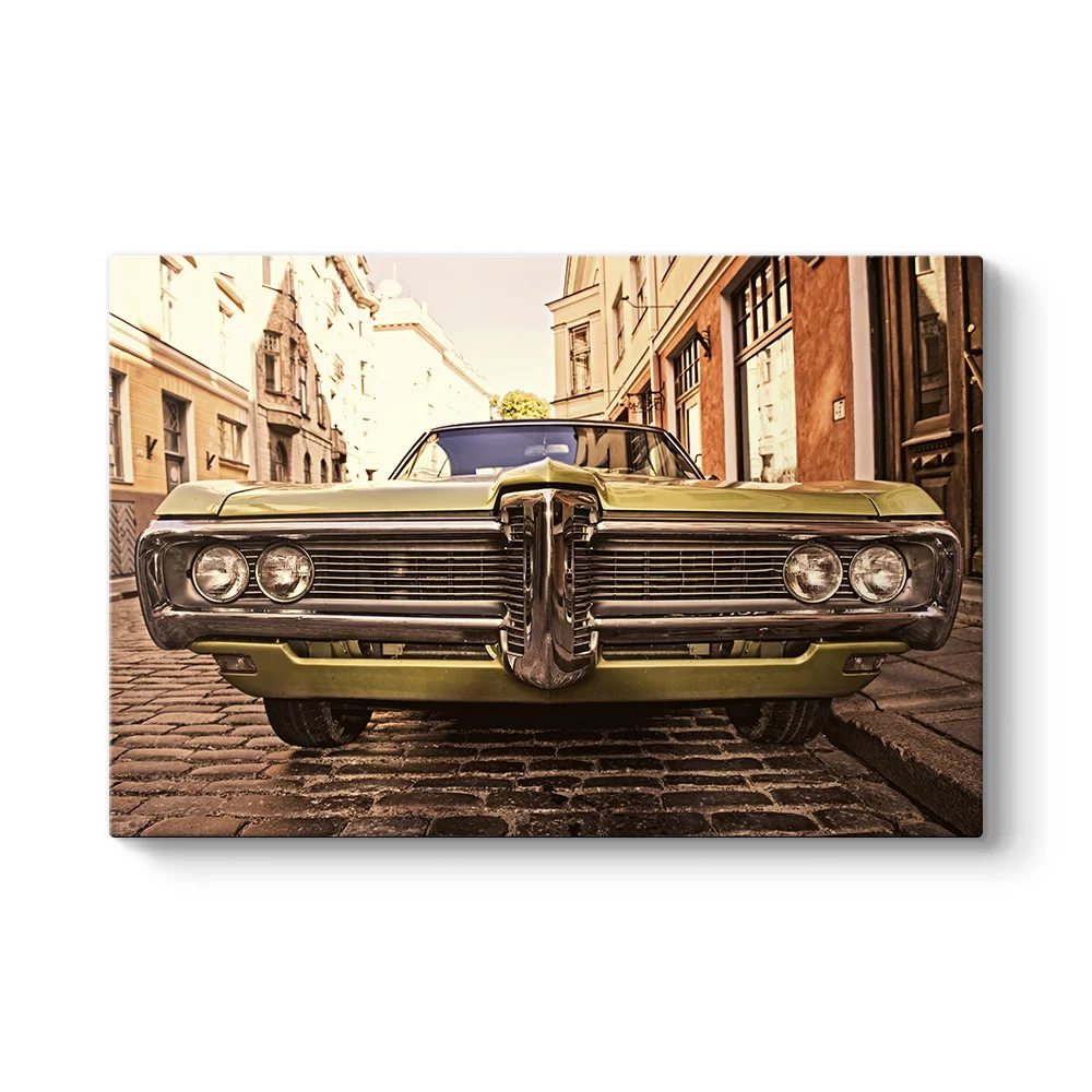 Retro Super Car Tablosu - Model 1